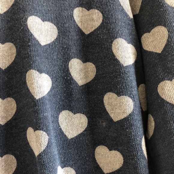 wildfox XS little hearts pullover sweater in navy - Picture 5 of 7